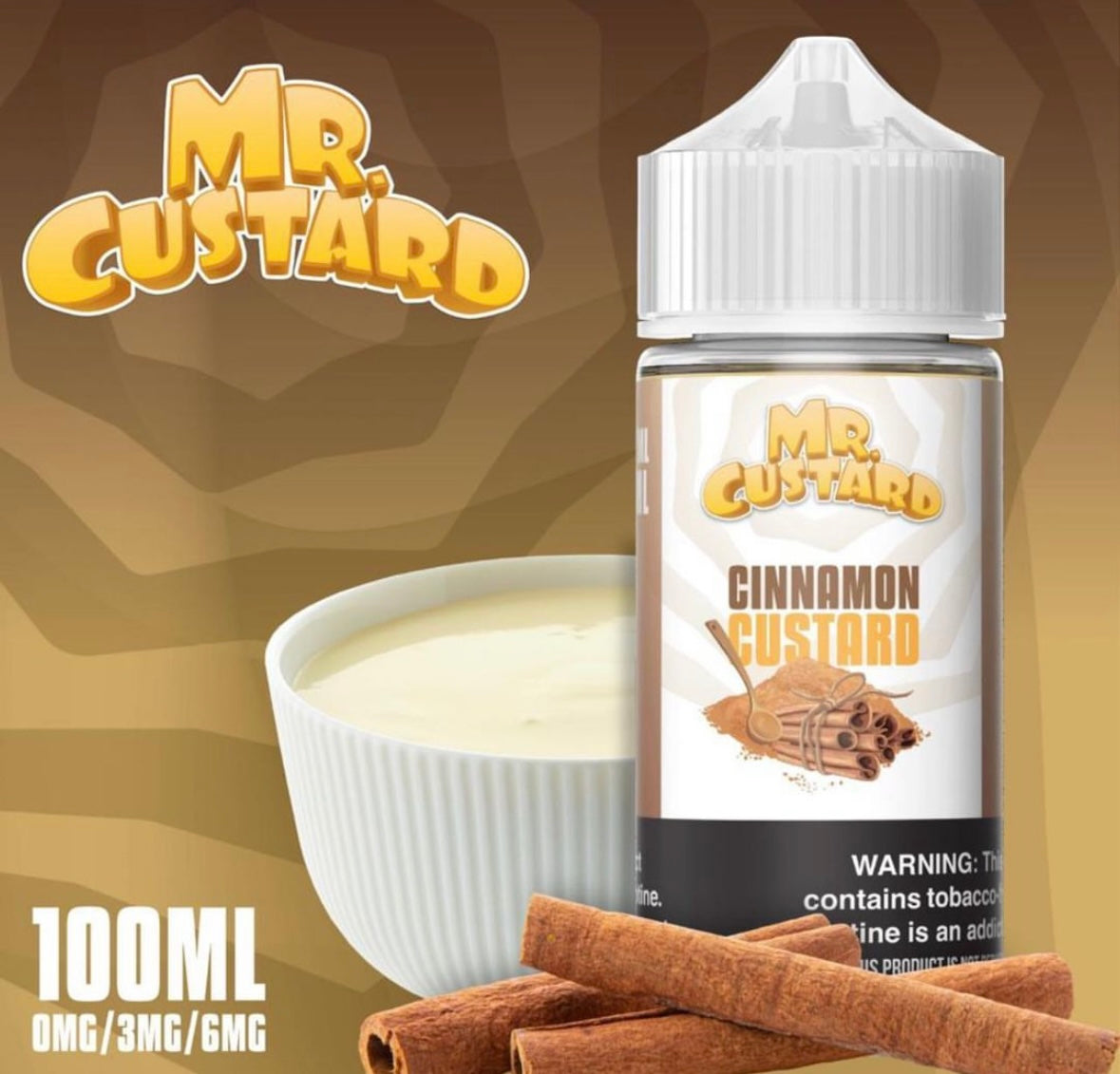 Mr.Custard 100Mls E-Liquids
